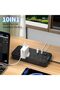 سلك تمديد طاقة عالمي بـ 6 مخارج | لوحة تمديد كهربائية متينة مع منفذين USB ومنفذين Type-C |   متعدد الاستخدامات - 4