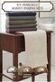 100% Cotton 50X75 6-Piece Striped Set Foot Towels, Foot Mats, Mat Set, Bathroom Mats