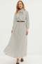 Fullamodest Polka Dot Dress with Belted Waist - 4