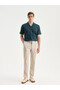 Esvab • Modern & Distinctive Standard Fit Linen Blend Men's Trousers