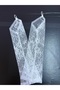 Lez Lace Bridal Gloves (Off-White) - 4
