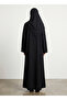 Luxe Beaded Floral Bodice Abaya | Nida Fabtic - 4