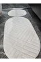Washable Plush Non-Slip Dot Base Soft Patterned Bath Mat Set of 2 60X100 and 40X60Cm - 4