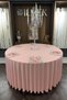 Stress-Free Round Tablecloth 280-300-320 cm Wide Seamless Wedding Event Organization Hotel Restaurant - 3
