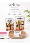 Set of 2 Acacia Lid Glass Jars with Spoons and Acacia Stand 650ml, 1000ml - 3