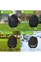 Garden hanging chair cover, waterproof windproof, UV-resistant, and dustproof protective suitable for egg-shaped chairs outdoor furniture. - 4