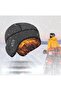 Winter hat set fluorescent green 2pc cycling/ski windproof. - 2
