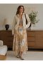 Rosalie Oversize Polo Collar Double Zipper Knitwear Cardigan Women's Cream - 4