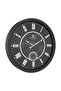 Wooden Clock 6450B with Large Numbers in Italian Design 60cm Silent Silky Move - 2