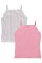 Cute Heart 2-12 Years Old Girls' 2-Piece Undershirt - Standard - 4