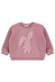 Rabbit Embroidered Sweatshirt for 2-5 Years - Pink