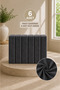 Luxury Six-Piece Chair Cover Set Anthracite - 2