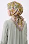 Velora Scarf Aura Floral Green - 2