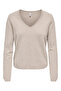 Onlloyal Ls V-Neck Pullo Knt Noos Women's Sweater 15368957 - 3