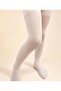 Nose Resistant Semi-Shiny 20 Den Thin Vanilla Children's Pantyhose - 2