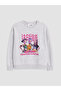 Gray Kpop Demon+Hunters Printed Girls' Sweatshirt