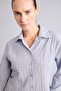 Regular Fit Checkered Waffle Textured Wide Long Sleeve Shirt H9494Ax26Au - 4