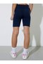 Pack of 2 - Girls Navy Blue Knitted Cycling Shorts - 5