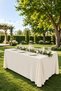 Seamless Rectangular Tablecloth 320X220Cm - No Ironing Required - Wedding Event Organization Hotel Restaurant