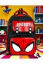 A+ Premium Quality Men's Black Spider Primary School Orthopedic 3-Piece Set with Pen Holder, Foil-Lined Lunch Bag, 3 Compartments 534 - 6