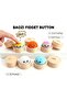 Cute Cartoon Dumpling Fidget Press Toy, 3D Printed Decompression Button Toy, Mini Desktop Stress Relief Ornament Gift - 4