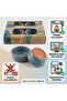 Florya Blue Earth Rice Pudding and Soufflé Bowl Set of 4 (150 ml - 9.5 X 4.5 cm) - 3