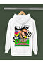 J Balwin Printed Cotton Long Sleeved 3-Yarn Hooded Sweatshirt