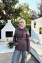 Premium Windbreaker Detailed Belted Women's Trench Coat - Brown - 5