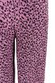 Girl's Purple Color Patterned Comfortable Cut Wide Leg Wrinkled Trousers - 3
