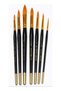 6-Piece Fine Detail Paint Brush Set for Acrylic, Watercolor, Oil Painting, Craft & DIY - 2