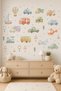 Vehicles Nursery Wall Sticker Set, Car Truck Engineering Vehicle Baby Room Decor - 4