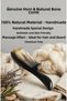 Genuine Natural Horn Comb 100% Natural Handmade Bone Comb Hair-Friendly Antistatic Professional Care Comb Premium Series - 7