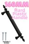30 Pieces (Hard Plastic) Polais 160 mm Black Furniture Kitchen Drawer Cabinet Door Cupboard Handle Handle Handles - 2