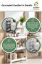 4-Tier Rolling Bathroom Shelf Organizer Kitchen Organizer Multi-Purpose Serving Cart - 2