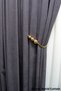 Ghost System Special Design Metalized Curtain Arm Tieback Installed on the Cornice - 2