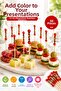 50 Pieces Decorative Red Braided Bamboo Toothpicks 12 cm Cocktail Party Sofa Presentation Stick Set Package - 2