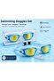 Swimming Goggles Standard Size Pool Goggles Marine Goggles Unisex Pool Goggles with Storage Box - 2
