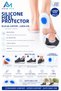 Large Size Silicone Heel Protector Blue 75 Gr Men (1 Pair) - 2