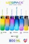 2-Piece Tritan Water Bottle Set 800 ml Double Color Softtouch Ff Collection Tritan Water Bottle - 6