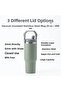 890 ml Steel Thermos Cup, 3 Ways to Use the Mouth, Leak-Proof Stainless Steel Cup with Straw - 4