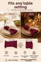 Napkin Holder 6-Piece Bohemian Napkin Set Wedding 100% Cotton Crinkled Textured Engagement Organization Table Napkin - 6