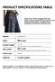 Women's Dark Denim T-10W6-8 Palazzo Fit Stone and Drop Detailed Special Design Denim Jeans - 6