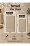 2-Piece Bath Towel Set 70X140 + 50X90 Soft Textured High Absorbent Bath and Hand Face Towel Set - 2