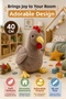 40 cm Brown Chicken Plush Toy Soft Textured Cute Kids Playmate Decorative Plush Toy! - 5