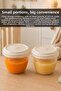 3-Piece Food Storage Set - Baby Milk Container Suitable for Microwave and Freezer, 325ml, with Food Spoon as a Gift - 2