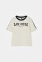 Navy Blue-Ecru 2-Piece Boys' Striped Knitted T-Shirt Tkdss26Ts00037 - 9