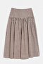 Brown Checkered Long Skirt Tdrss26Et00060 - 5
