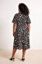 Black Shally Woven Large Size Dress Tbbss23Ah00101 - 3