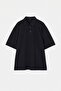 Big Size Navy Blue Regular Flexible Pique Fabric Polo Neck T-Shirt Tmnss26Bp00006 - 4