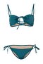 Petrol Strapless Covered Chlorine & Water Resistant Long Lasting Lycra ® Xtralife Bikini Set Tbess26Bt00158 - 5